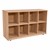 Maple Eight Section Cubby Unit - 30" H