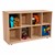Maple Eight Section Cubby Unit - 30" H
