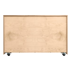 Maple Eight Section Cubby Unit - Back