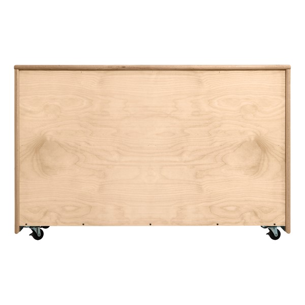 Maple Eight Section Cubby Unit - Back