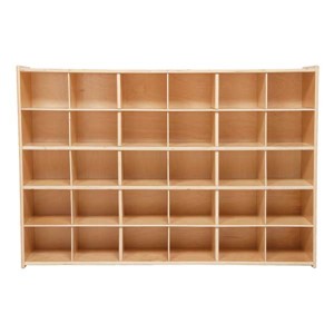 30-Tray Wooden Storage Unit - Unassembled & w/o Trays