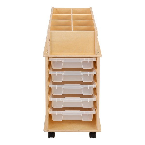 Preschool STEM Bin Cart