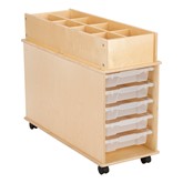 Preschool STEM Bin Cart