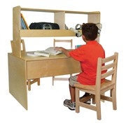 Double-Sided Desk w/ Hutch