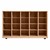 Maple 20-Tray Cubby Storage Unit w/o Trays