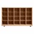 Maple 20-Tray Cubby Storage Unit w/o Trays
