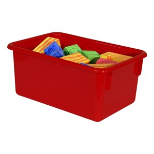 Maple 20-Tray Cubby Storage Unit - Red Tray