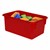 Maple 20-Tray Cubby Storage Unit - Red Tray