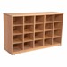 Maple 20-Tray Cubby Storage Unit - w/o Trays