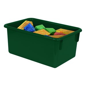 Maple 25-Tray Cubby Storage Unit - Green Tray