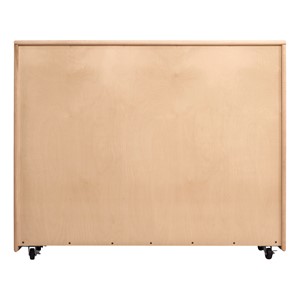 Maple 25-Tray Cubby Storage Unit - Back