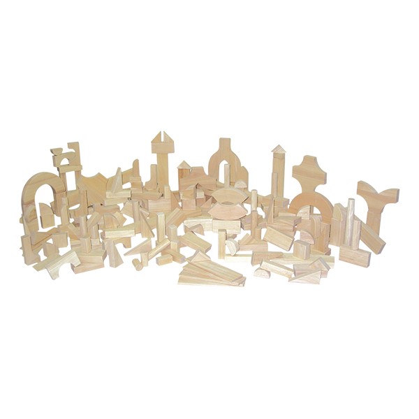 Hardwood Blocks - 183 Pieces