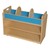 Mobile Base Cabinet w/ Book Storage Topper - Unassembled