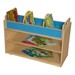 Mobile Base Cabinet w/ Book Storage Topper - Unassembled