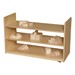 Mobile Base Cabinet w/ Shelving - Assembled