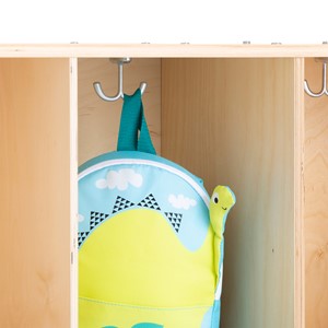 20-Section Mobile Locker - Double Hook