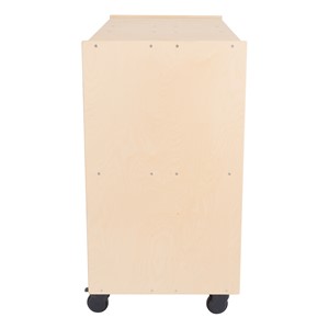 20-Section Mobile Locker - Side View