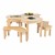 Preschool Work Around Table with Bins