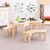 Indoor Wood Work Around Table w/Bins