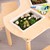 Indoor Wood Work Around Table w/Bins