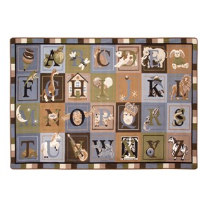 Alphabet Images Natural Colors Rug™