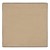 Heavy-Duty Solid Color Classroom Rug - Square (6' W x 6' L) - Almond
