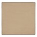 Heavy-Duty Solid Color Classroom Rug - Square (6' W x 6' L) - Almond