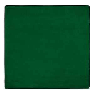 Heavy-Duty Solid Color Classroom Rug - Square (12' W x 12' L) - Clover