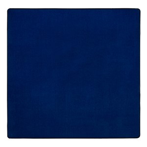 Heavy-Duty Solid Color Classroom Rug - Square (6' W x 6' L) - Royal Blue