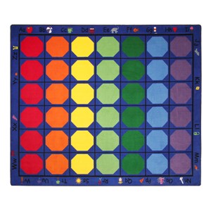 Alphabet Seating Rug™ - Rectangle (10' 9" W x 13' 2" L)