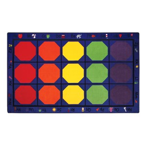 Alphabet Seating Rug™ - Rectangle (5' 10" W x 8' 4" L)