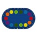 Alphabet Seating Rug™ - Oval (7' 6" W x 12' L)