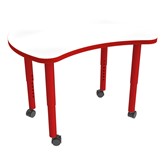 Accent Series Preschool Bowtie Collaborative Table w/ Whiteboard Top