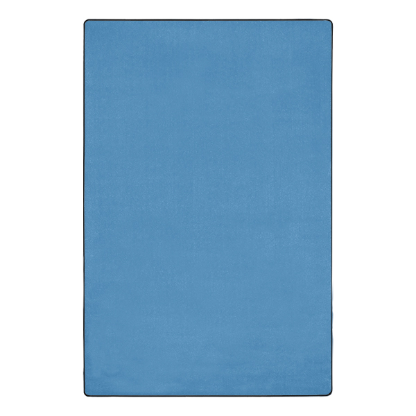 Solid Color Classroom Rug - Rectangle (7' 6" W x 12' L) - Bluebird