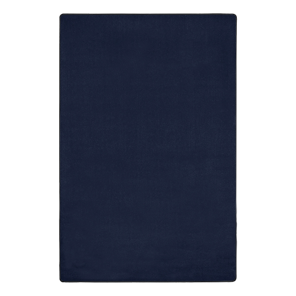 Solid Color Classroom Rug - Rectangle (7' 6" W x 12' L) - Navy