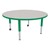 Round Adjustable-Height Mobile Preschool Activity Table-Chown ab So