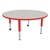 Round Adjustable-Height Mobile Preschool Activity Table-Chown ab So