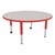 Round Adjustable-Height Mobile Preschool Activity Table-Chown ab So