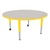 Round Adjustable-Height Mobile Preschool Activity Table-Chown ab So