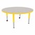Round Adjustable-Height Mobile Preschool Activity Table-Chown ab So