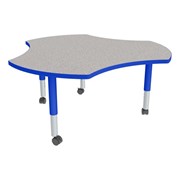 Shapes Series Cog Adjustable-Height Mobile Preschool Collaborative Table