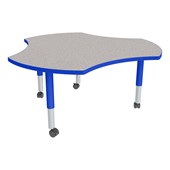 Shapes Series Cog Adjustable-Height Mobile Preschool Collaborative Table