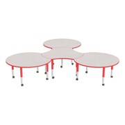 Shapes Series Preschool Crescent & Cog Mobile Collaborative Table Set
