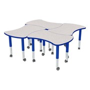 Shapes Series Preschool Bow Tie Mobile Collaborative Table Set