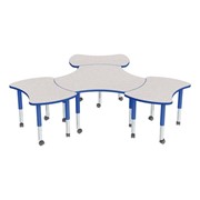 Shapes Series Preschool Bow Tie & Cog Mobile Collaborative Table Set