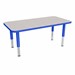 Rectangle Adjustable-Height Mobile Preschool Activity Table