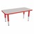 Rectangle Adjustable-Height Preschool Table  (24" W x 36" L)