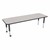 Rectangle Adjustable-Height Mobile Preschool Activity Table-Chown ju Gybk