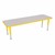 Rectangle Adjustable-Height Mobile Preschool Activity Table-Chown ju Glide