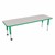 Rectangle Adjustable-Height Mobile Preschool Activity Table-Chown ju Gygr